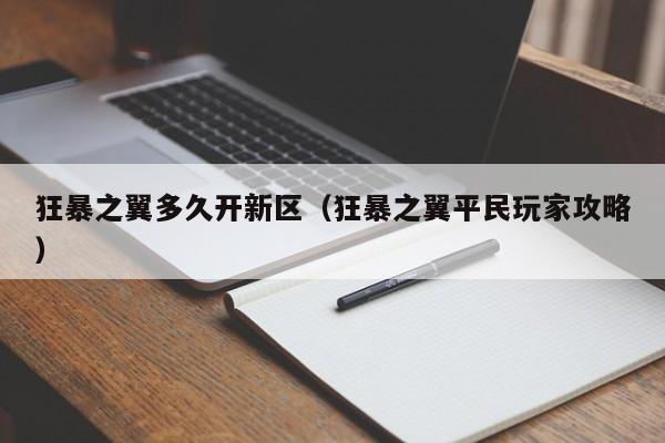 狂暴之翼多久开新区（狂暴之翼平民玩家攻略）